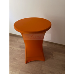 Housse orange pour mange debout