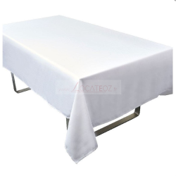 Nappe rectangle blanche 180...